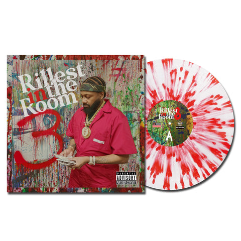 Rillest In The Room 3 - "RED Paint Splatter" 12 Inch Vinyl