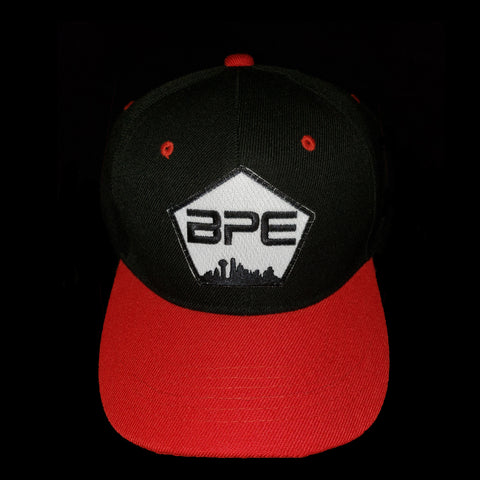 RED & Black BIG BPE Logo Snapback